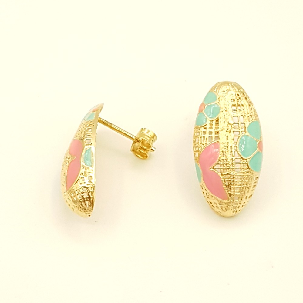 Gold earrings deals weight and price