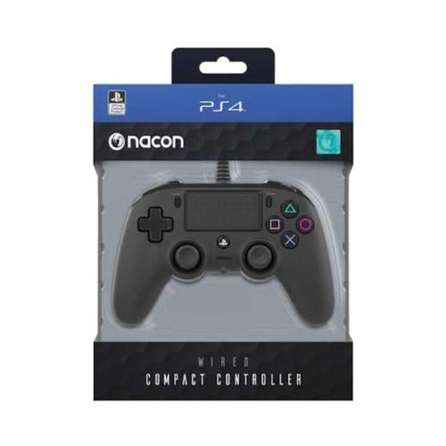 ناكون وحدة تحكم سلكية مدمجة لجهاز بلايستيشن 4 - أسود