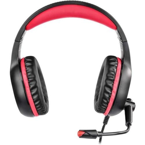داتا زون K13 سماعات ألعاب سلكية مع ضوء LED ومايكروفون - أحمر