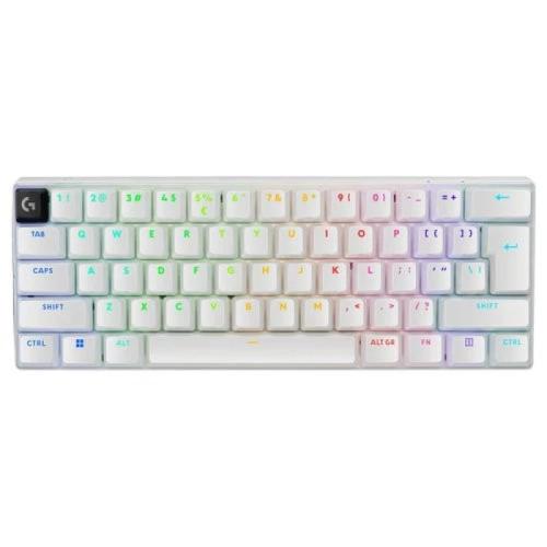 لوجيتيك لوحة مفاتيح للألعاب برو إكس 60 لايت سبيد - أبيض