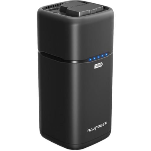 راف باور باور بانك - 20000 mAh - منفذ تيار متردد - 3 منافذ - أسود - (UK) - RP-PB054