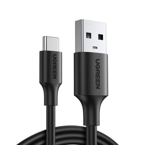 يو جرين كابل شحن ونقل بيانات USB إلى Type-C - أسود