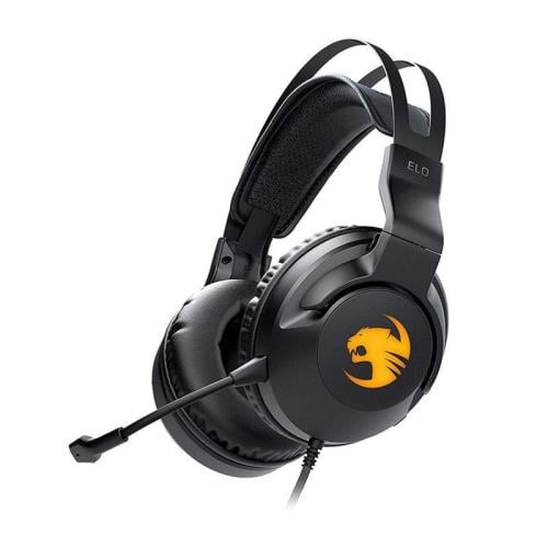روكات سماعات ألعاب سلكية إيلو 7.1 - USB - أسود