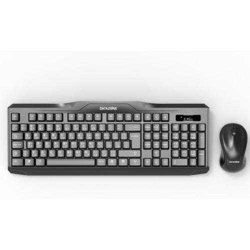 داتا زون طقم ماوس ولوحة مفاتيح لاسلكيين - 2.4 هرتز - أسود - KM388