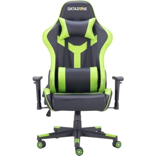 داتا زون كرسي ألعاب مع دعم للرقبة والظهر وتصميم قابل للتعديل - أخضر - DZ-GC06