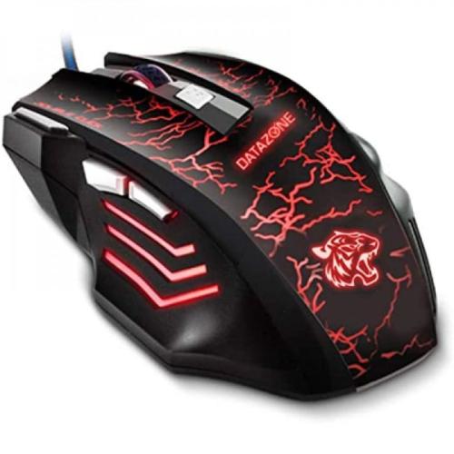 داتا زون RGB 7 سويتشيس ماوس ألعاب سلكي - DPI 2400 - أسود - A7