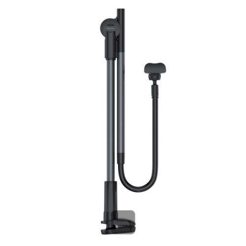 باسيوس حامل هاتف 360 مرن وذراع طويل قابل للتعديل لهاتف iPhone وXiaomi - رمادي داكن