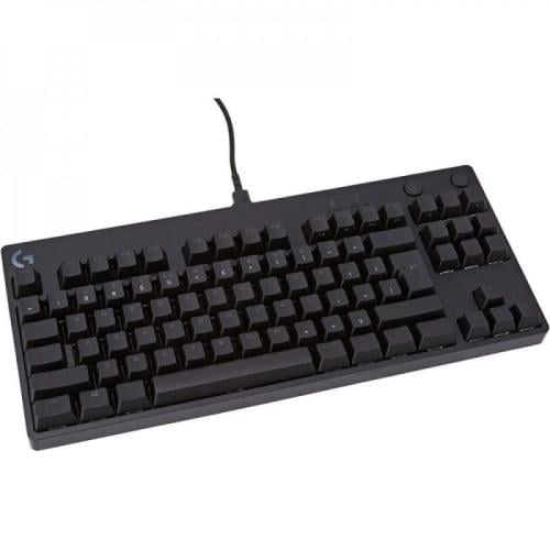 لوجيتك جي برو لوحة مفاتيح ألعاب ميكانيكية سلكية - أسود