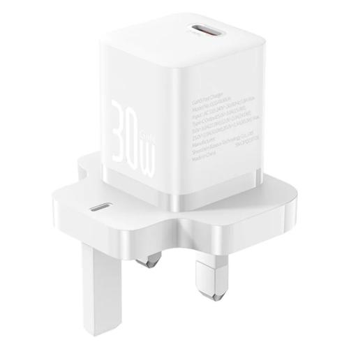 بايسوس GaN5 شاحن جداري بمنفذ Type-C قوة 30 واط - أبيض - P10110906213-00