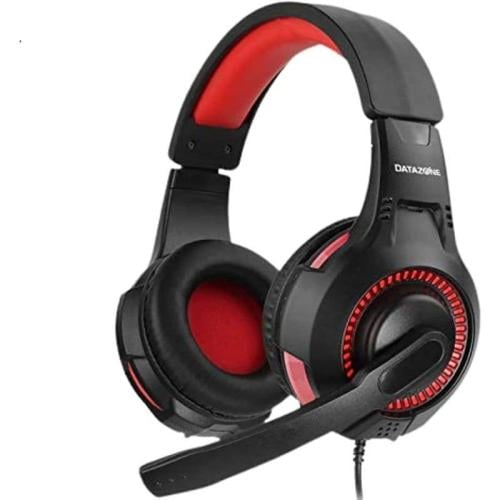 داتازون G1100 سماعات ألعاب احترافية سلكية مزودة بضوء ليد - أحمر - G1100-Red