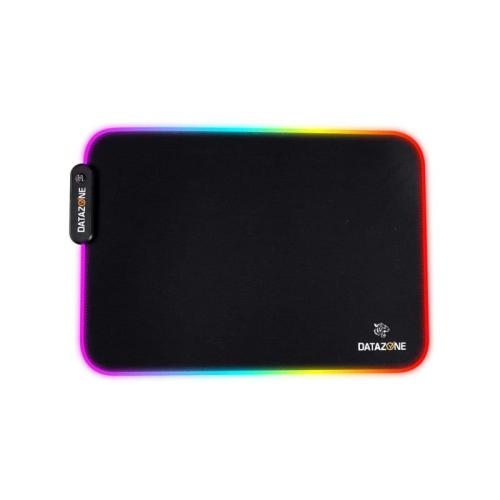 داتا زون ماوس باد سميكة بقاعدة مطاطية غير قابلة للانزلاق مع إضاءة RGB - مقاس 35x25 سم - أسود - MP1030