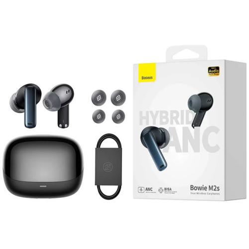 بايسوس Bowie M2s True سماعات أذن لاسلكية - أسود - NGTW350101 BLK