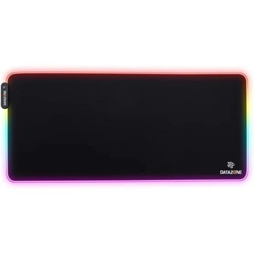داتا زون ماوس باد سميكة بقاعدة مطاطية غير قابلة للانزلاق مع إضاءة RGB - مقاس 90x40 سم - أسود - MP1034