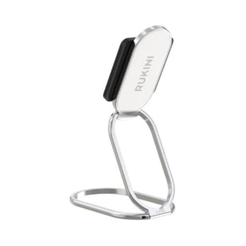 روكيني حامل هاتف دوار 360 درجة - فضي - RKRHVM-S