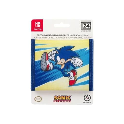 باور اي محفظة بطاقات ألعاب ثلاثية الطي لجهاز نينتيندو سويتش - سونيك