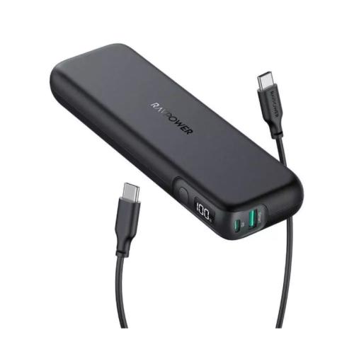راف باور باور بانك - 3 منافذ - 15000mAh - شاشة LED ديناميكية - RP-PB203