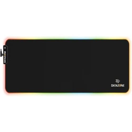 داتا زون ماوس باد ألعاب بقاعدة سميكة وتصميم مطاطي مانع للانزلاق وإضاءة LED - أسود - MP-1019RGB