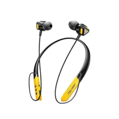 ماتريكس سماعات أذن حول الرقبة - 250 mAh - أسود وأصفر - M-99