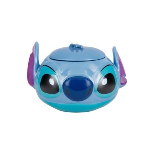 بالادون وعاء بسكويت على شكل ستيتش - 15 سم - أزرق