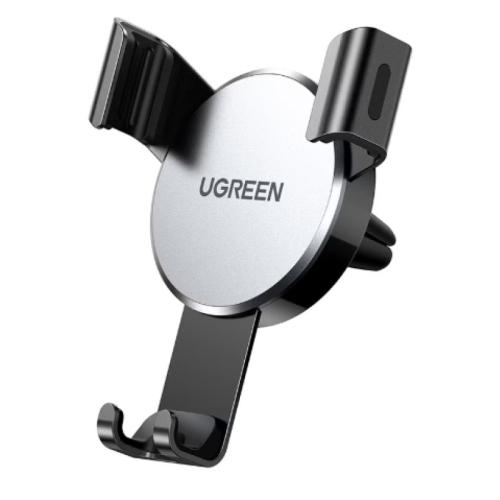 يو جرين حامل هاتف للسيارة بتقنية الجاذبية لتثبيته على فتحة التهوية - رمادي