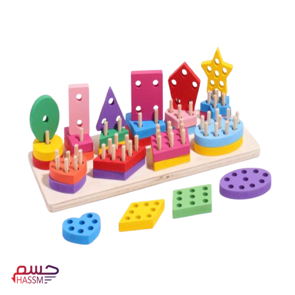 تكديس الاشكال الخشبية