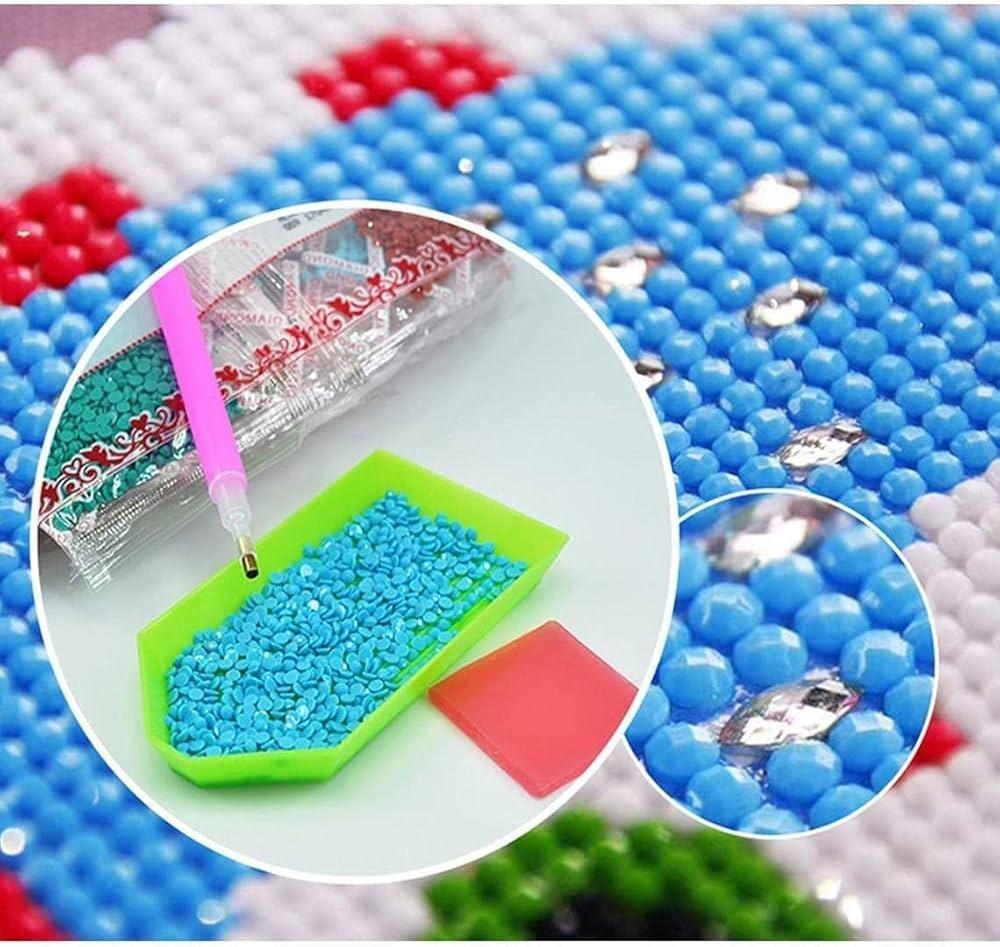 لوحة ماسية مع برواز