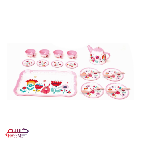طقم شاي معدني