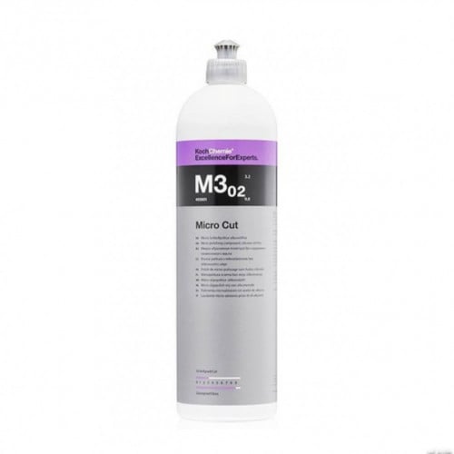 ملمع ناعم يزيل الخدوش الخفيفة والدوائر من الطلاء خالي من السيليكون( KOCH CHEMIE Micro Cut M3.02(1L-250ml