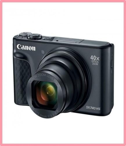 Canon PowerShot SX740 HS Digital Camera - Black
