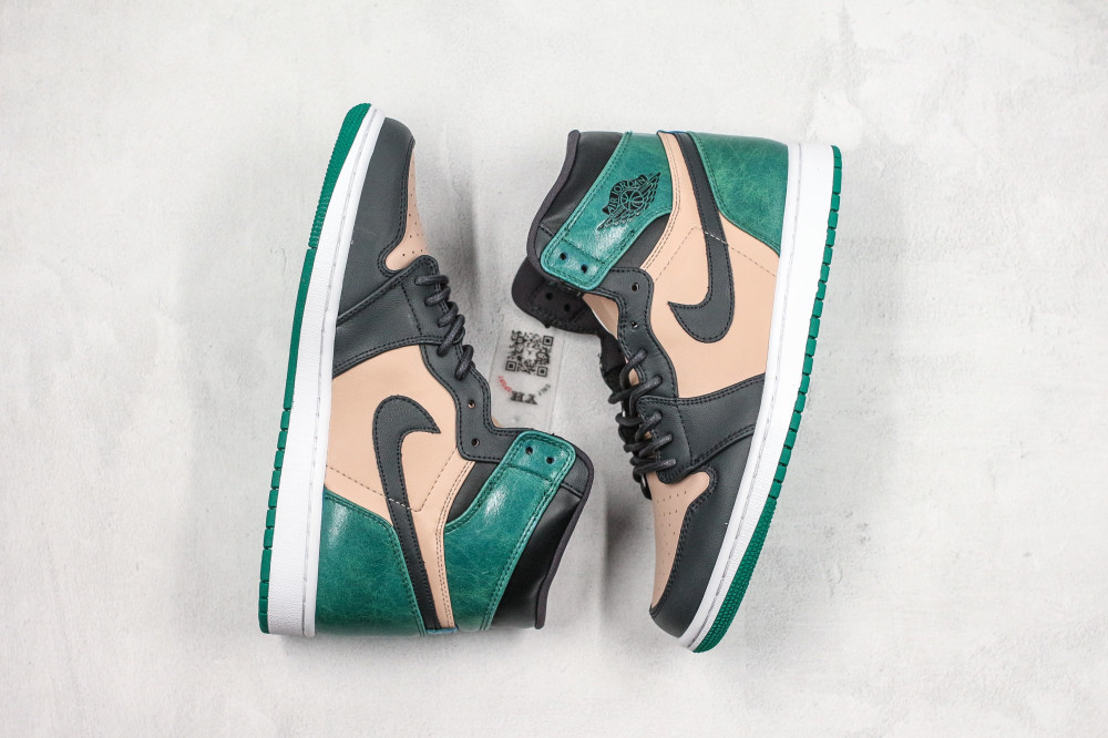 Jordan 1 retro high bio beige anthracite mystic hot sale green