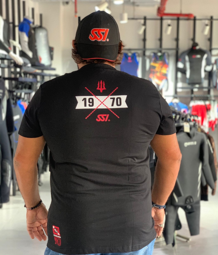 SSI T-Shirt رجالي نص كم اصلي