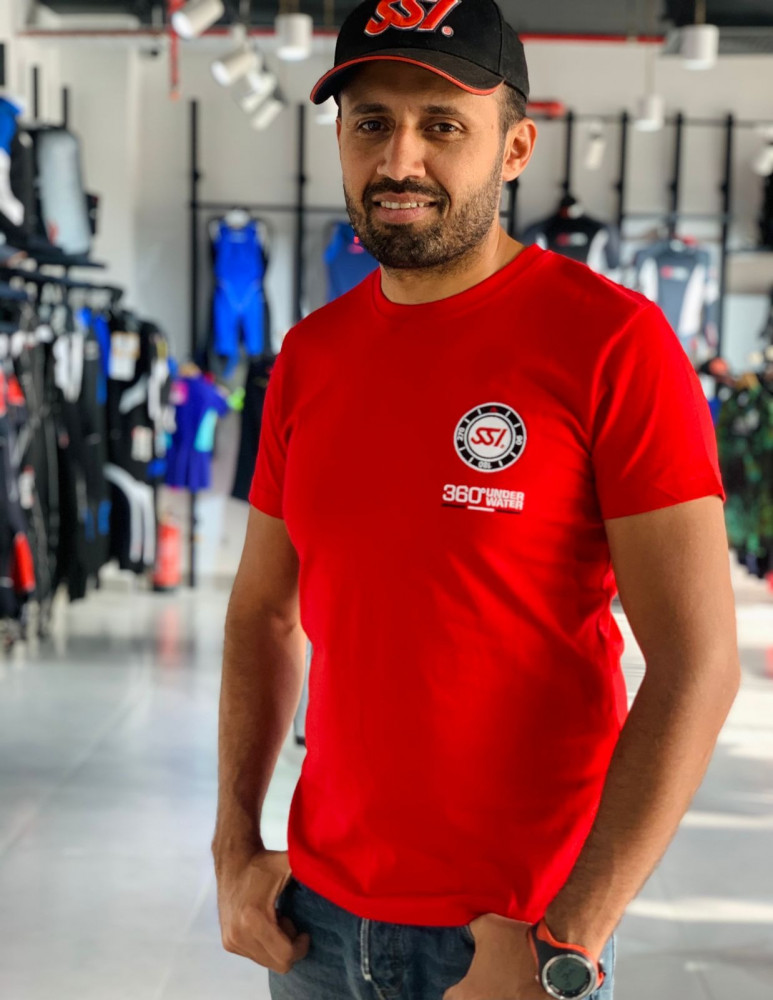 SSI T-Shirt رجالي نص كم اصلي