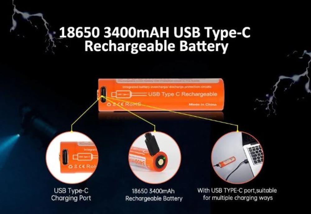 OrcaTorch D550 1000 Lumens Scuba Diving Light with Tail Magnetic Switch