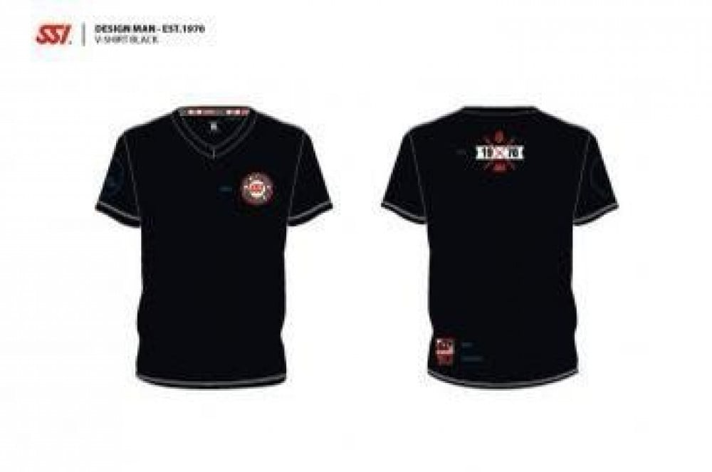 SSI T-Shirt رجالي نص كم اصلي