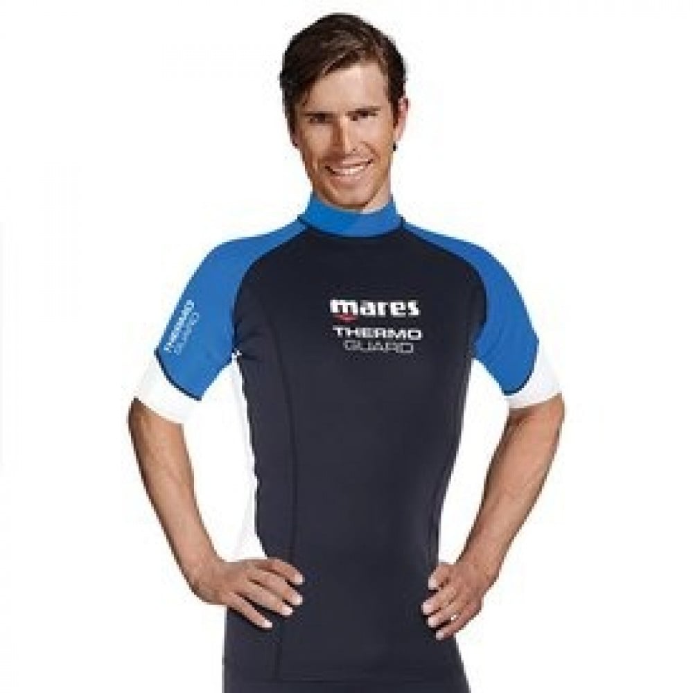 MARES Rashguard Trilastic Short Sleeve Blue