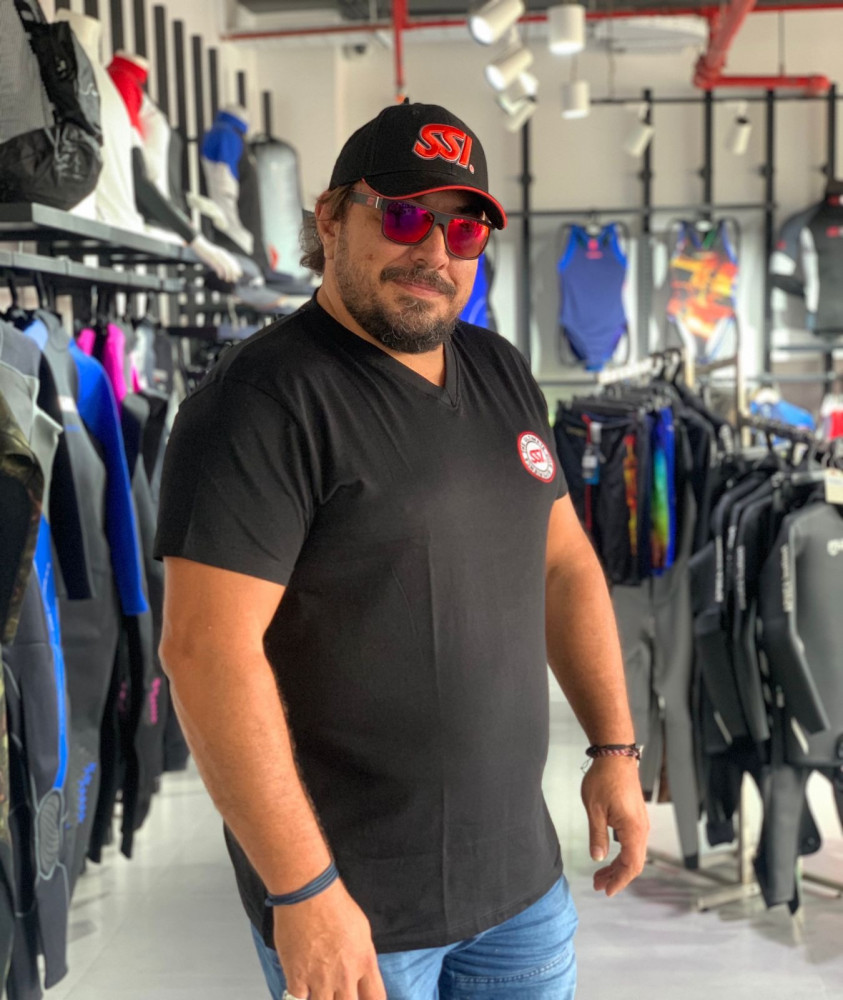 SSI T-Shirt رجالي نص كم اصلي