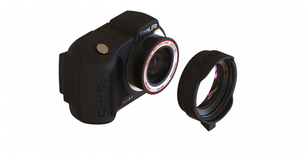 عدسة مكبره من 6سم الى9 سم للكاميرات SeaLife