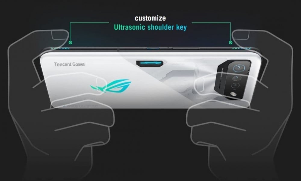 Asus Rog Phone 7, Five G, 256 GB, 8 GB RAM, Tencent Edition, White