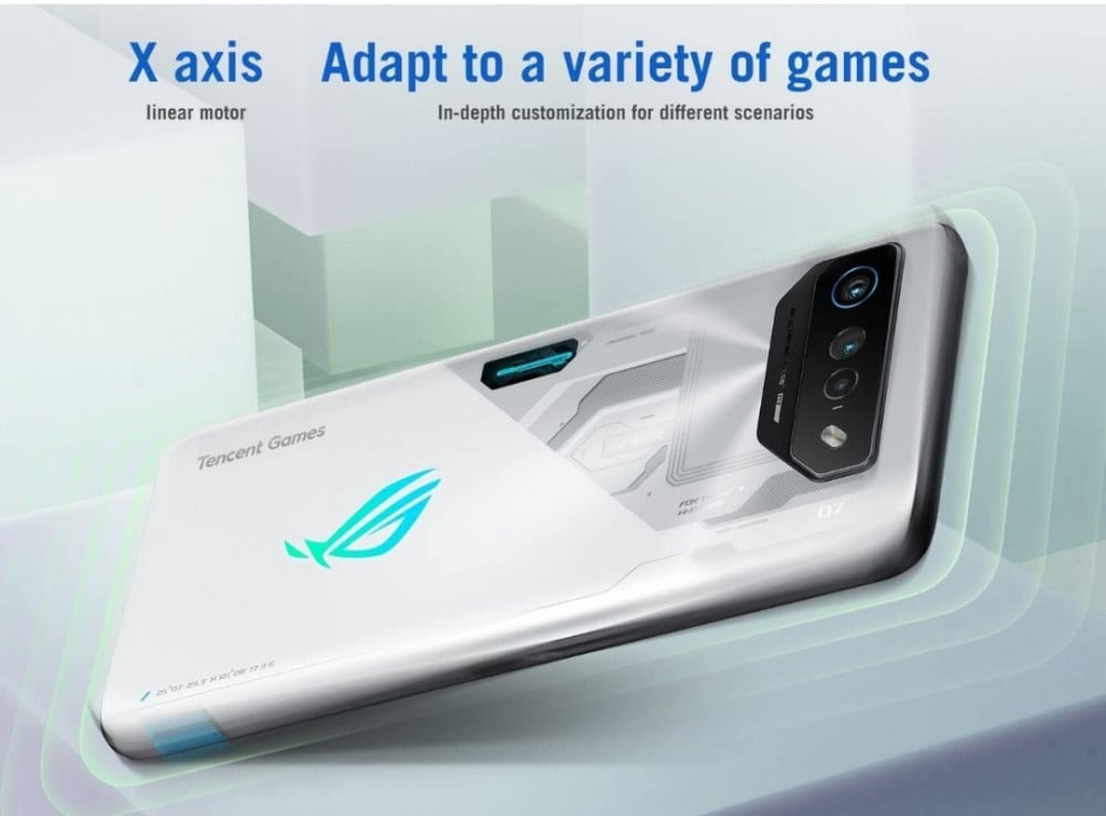 Asus Rog Phone 7, Five G, 256 GB, GB RAM, Tencent Edition, White