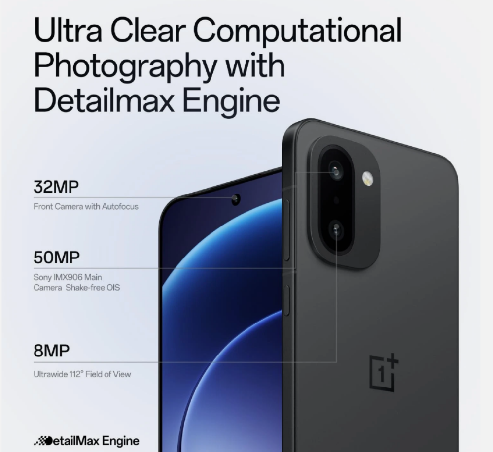 OnePlus 15R, 512GB internal storage and 12GB RAM, black, Indian