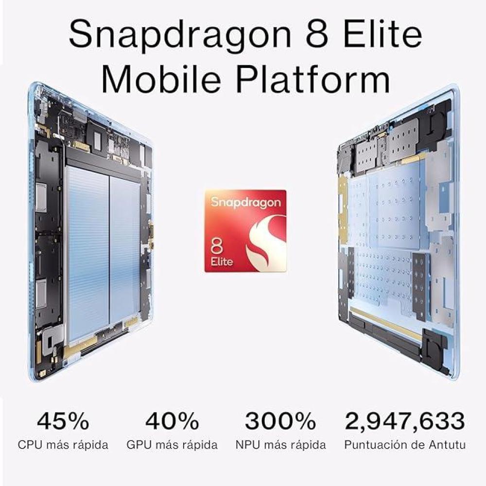 OnePlus Pad 3, Snapdragon® 8 Elite, 144Hz Refresh Rate, Wi-Fi