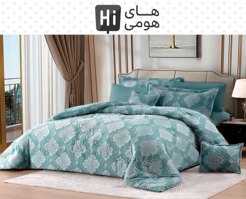 طقم لحاف سرير في حقيبة - طقم 8 قطع - اطقم مفارش لج...