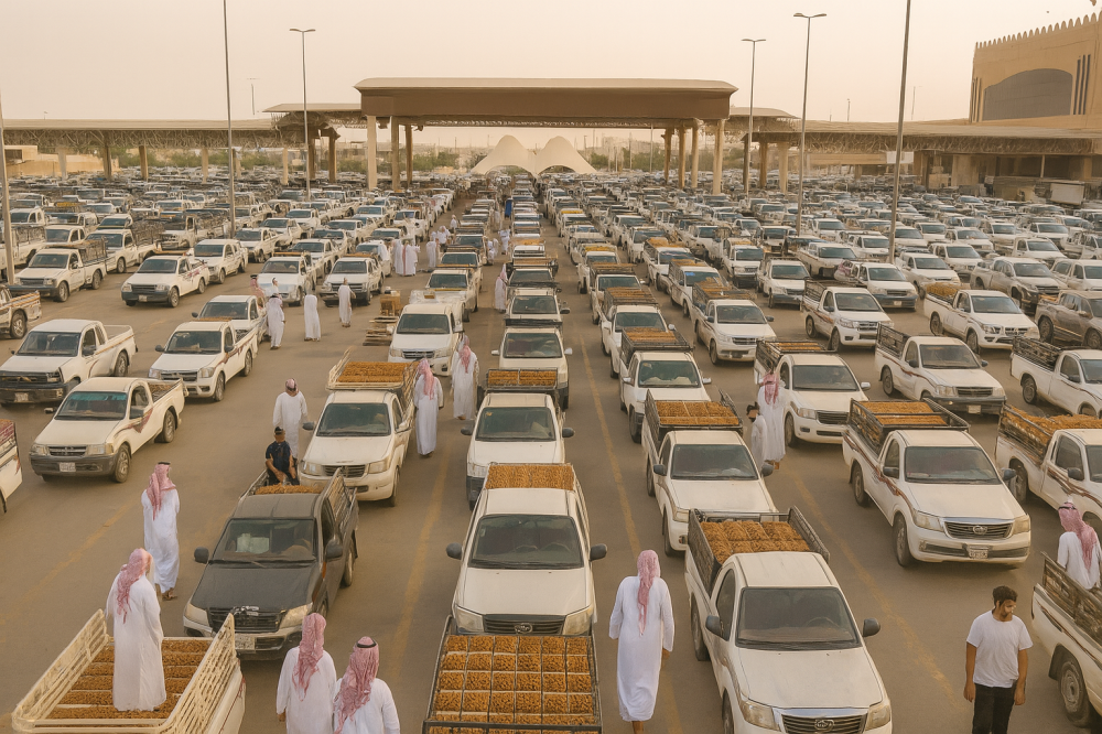 سوق تمور القصيم.. قلب تجارة التمور النابض في المملكة
