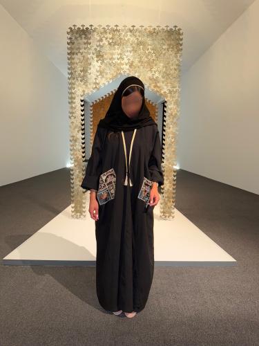 عباية بشت جيوب تطريز