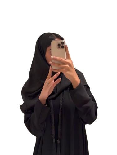 عبايه سوداء  كلوش