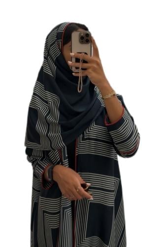 عبايه كلوش مشجر