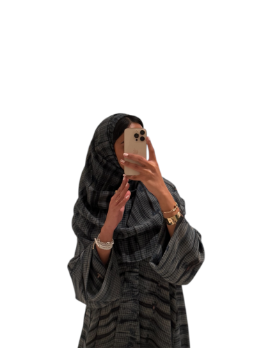 عبايه كلوش مشجر