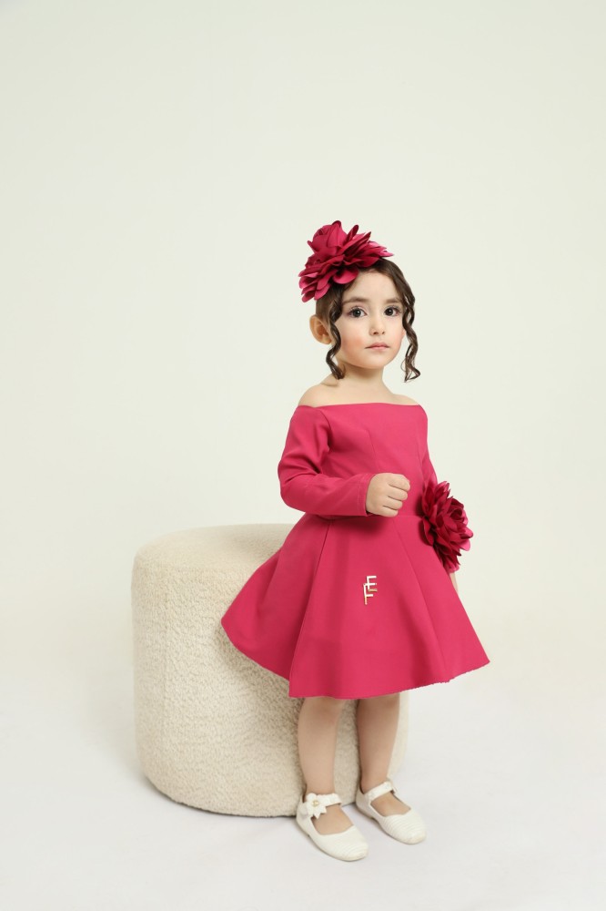 Rose baby dress