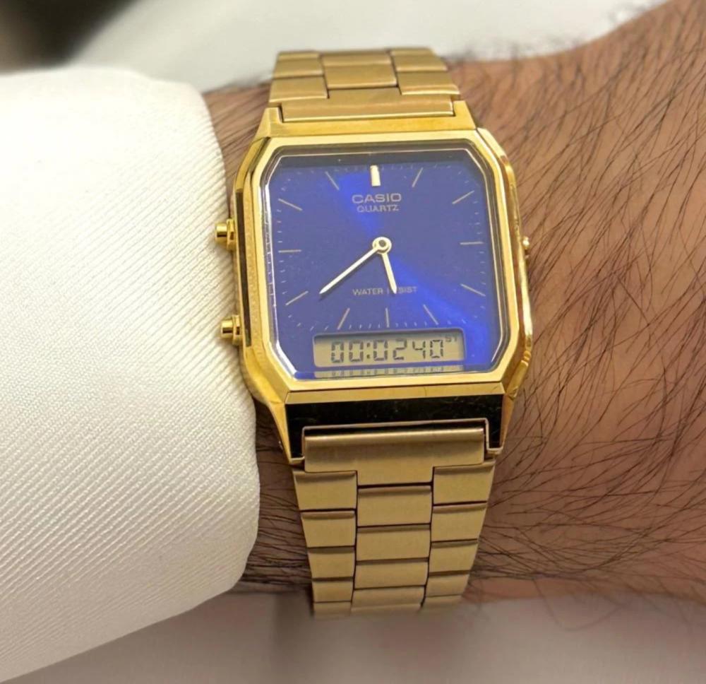 ساعة كاسيو casio vintage كحلي