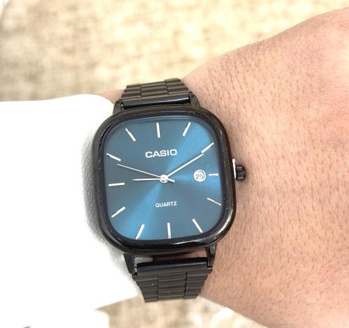 ساعة كاسيو casio LTP كحلي